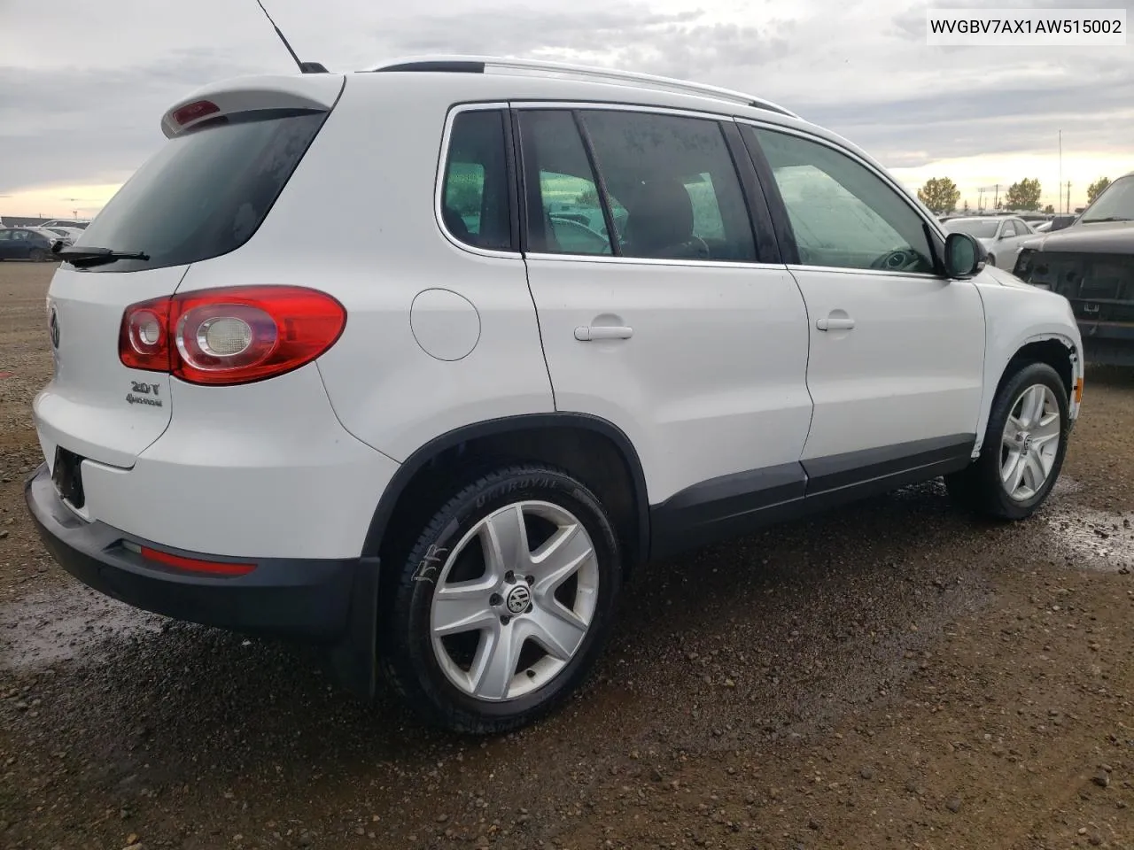 WVGBV7AX1AW515002 2010 Volkswagen Tiguan Se