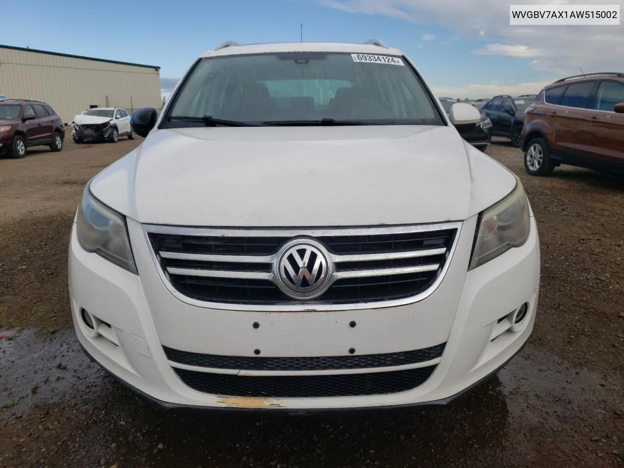 WVGBV7AX1AW515002 2010 Volkswagen Tiguan Se