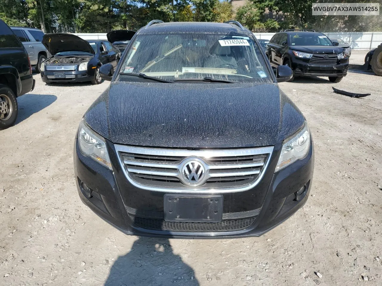 2010 Volkswagen Tiguan Se VIN: WVGBV7AX3AW514255 Lot: 71745944