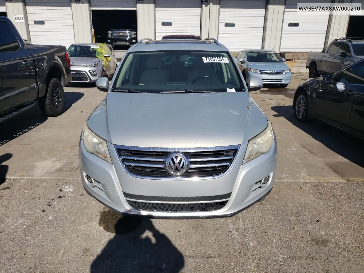 2010 Volkswagen Tiguan Se VIN: WVGBV7AX8AW000210 Lot: 75007584