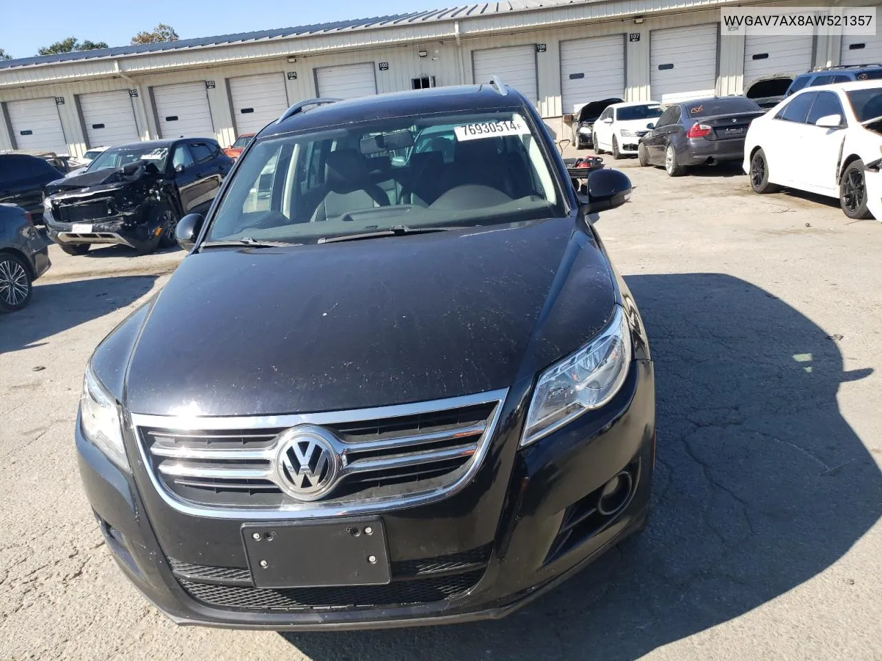 2010 Volkswagen Tiguan S VIN: WVGAV7AX8AW521357 Lot: 76930514