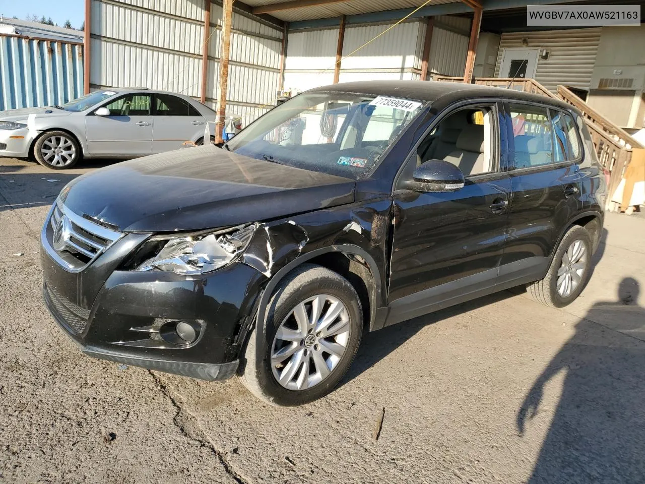 2010 Volkswagen Tiguan Se VIN: WVGBV7AX0AW521163 Lot: 77359044