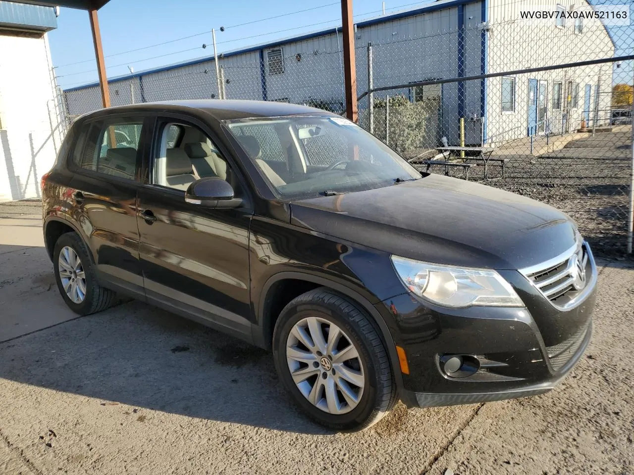 2010 Volkswagen Tiguan Se VIN: WVGBV7AX0AW521163 Lot: 77359044