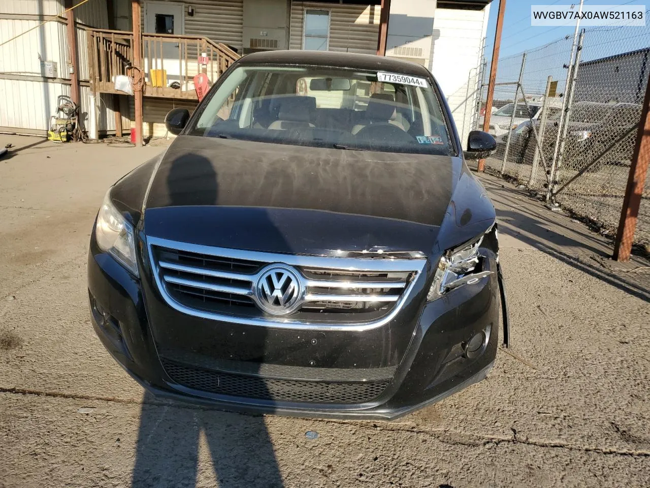 2010 Volkswagen Tiguan Se VIN: WVGBV7AX0AW521163 Lot: 77359044