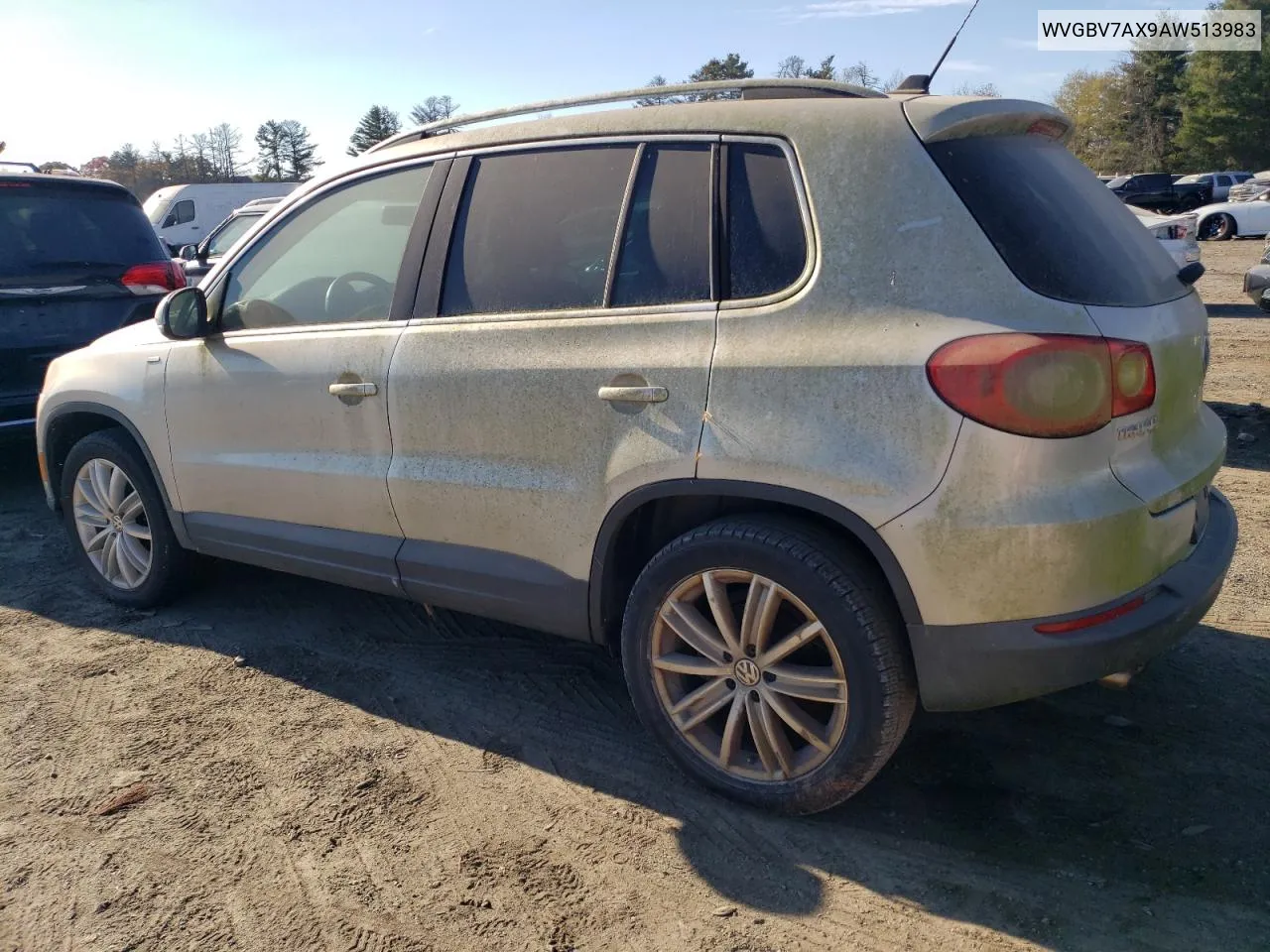 2010 Volkswagen Tiguan Se VIN: WVGBV7AX9AW513983 Lot: 78757134