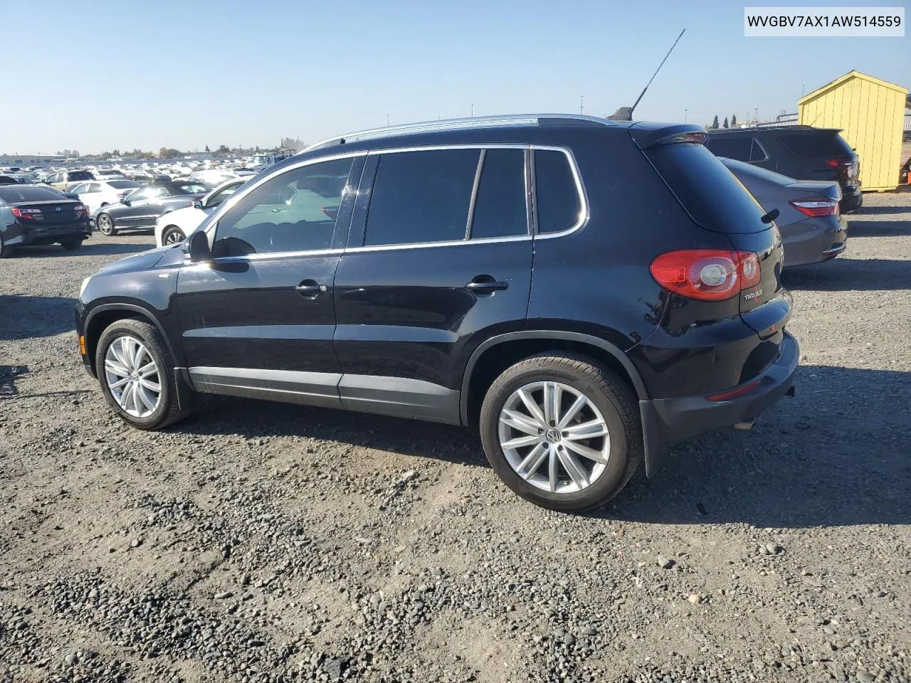 2010 Volkswagen Tiguan Se VIN: WVGBV7AX1AW514559 Lot: 80156034