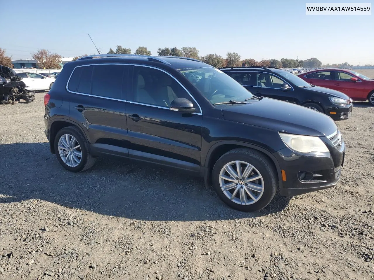 2010 Volkswagen Tiguan Se VIN: WVGBV7AX1AW514559 Lot: 80156034