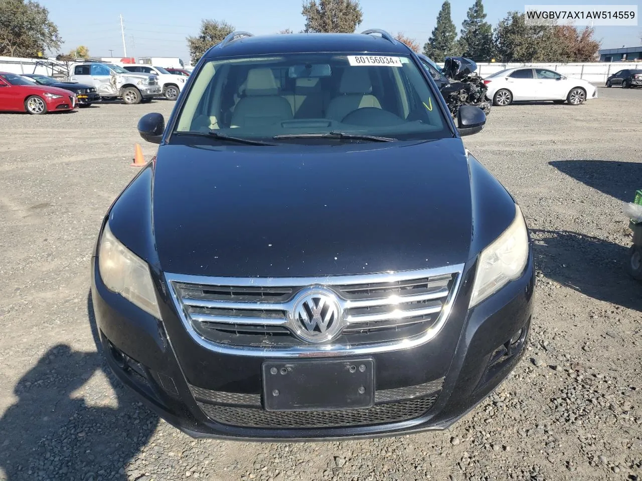 2010 Volkswagen Tiguan Se VIN: WVGBV7AX1AW514559 Lot: 80156034