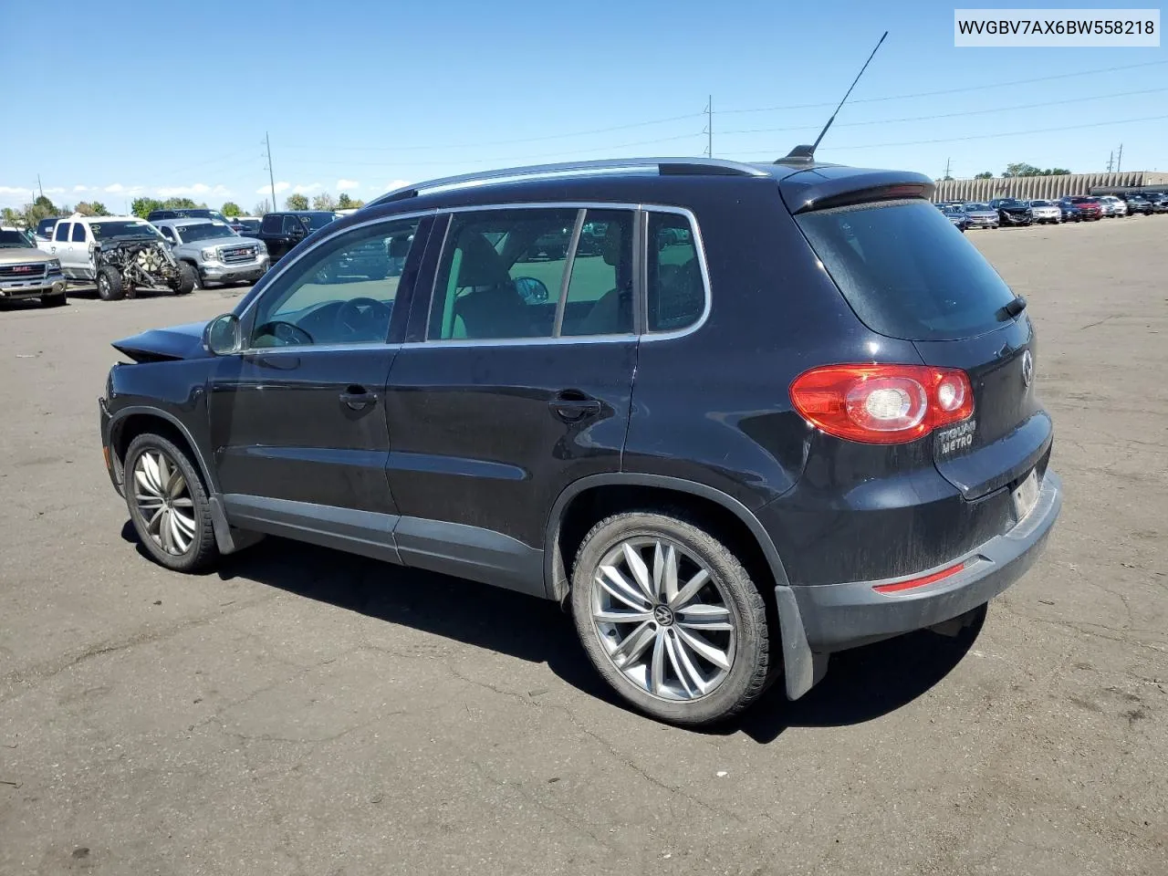 WVGBV7AX6BW558218 2011 Volkswagen Tiguan S