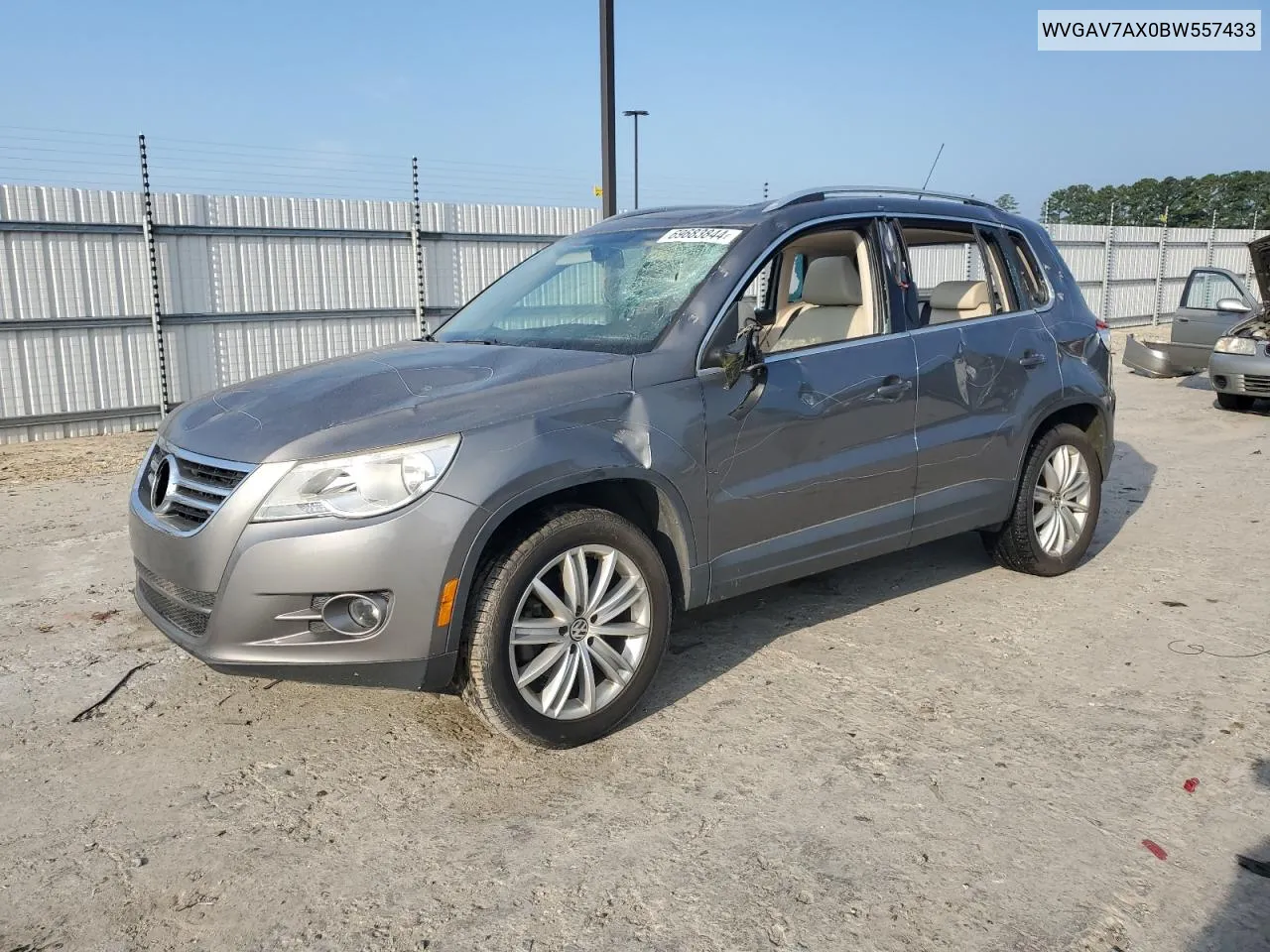 WVGAV7AX0BW557433 2011 Volkswagen Tiguan S