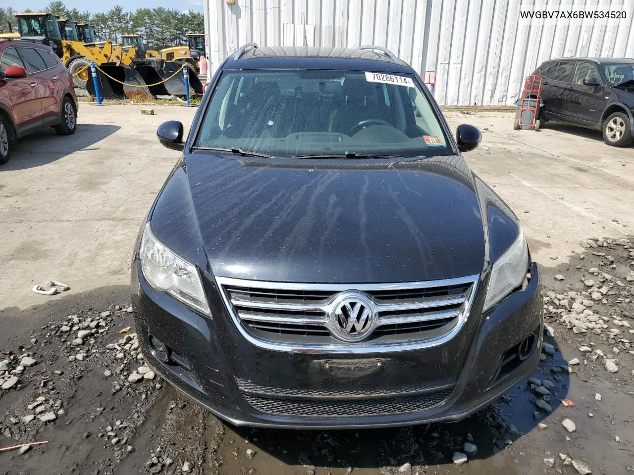 2011 Volkswagen Tiguan S VIN: WVGBV7AX6BW534520 Lot: 70286114