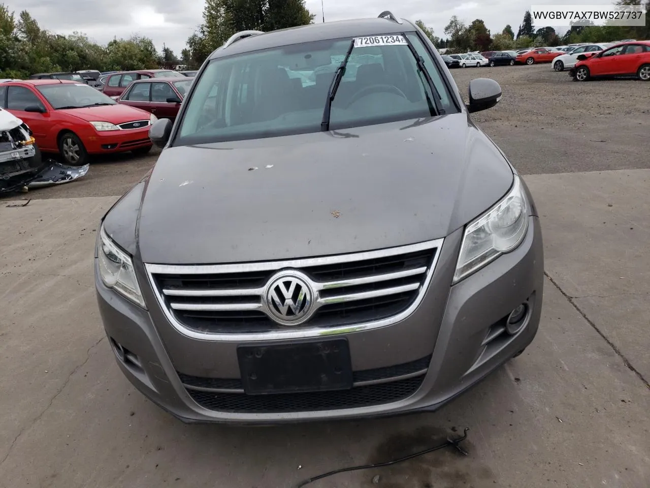 2011 Volkswagen Tiguan S VIN: WVGBV7AX7BW527737 Lot: 72061234