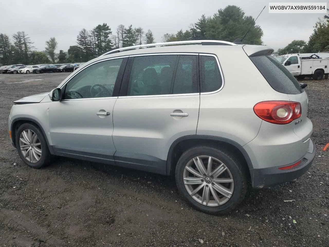 2011 Volkswagen Tiguan S VIN: WVGBV7AX9BW559184 Lot: 72161304