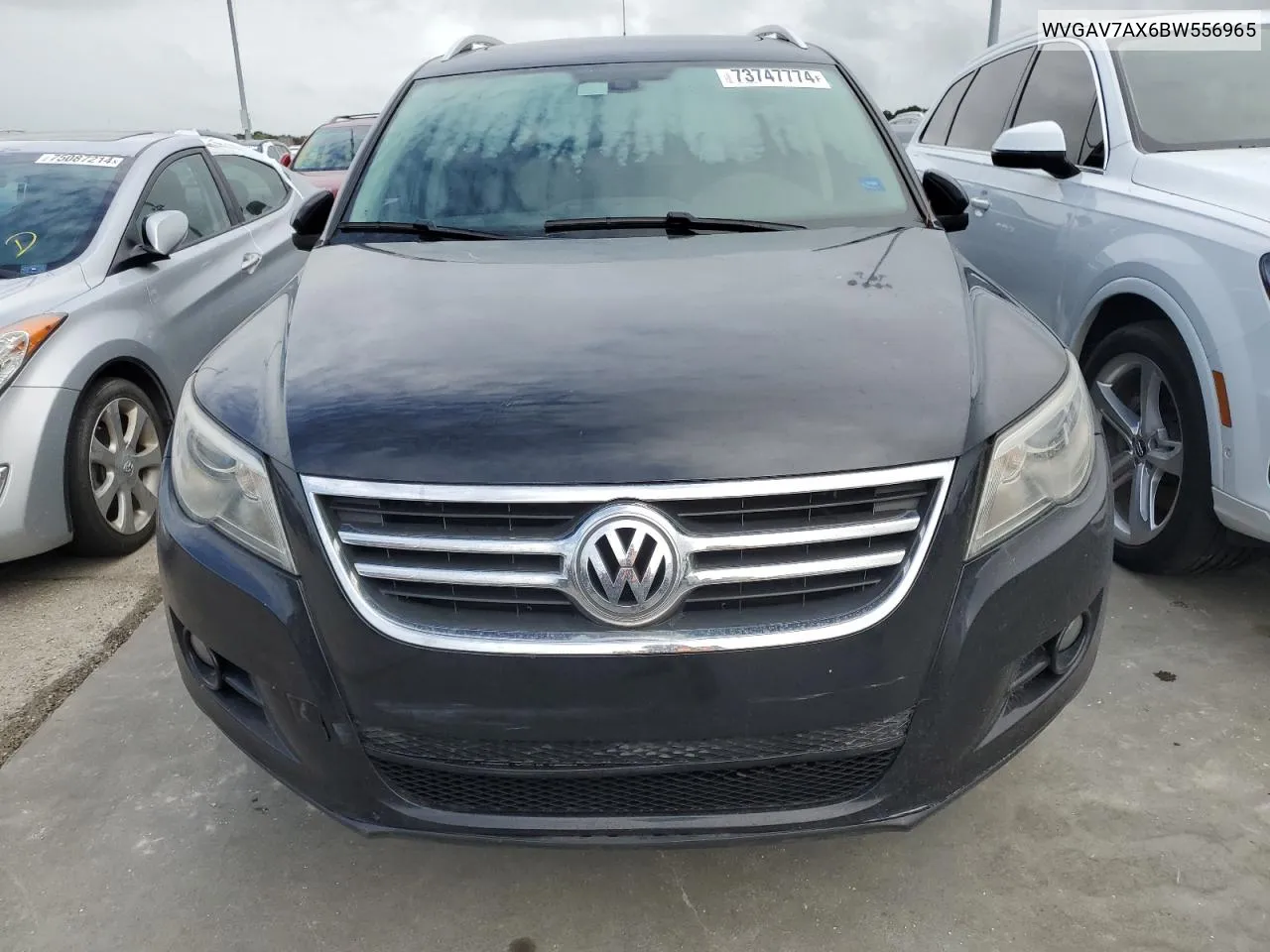 2011 Volkswagen Tiguan S VIN: WVGAV7AX6BW556965 Lot: 73747774