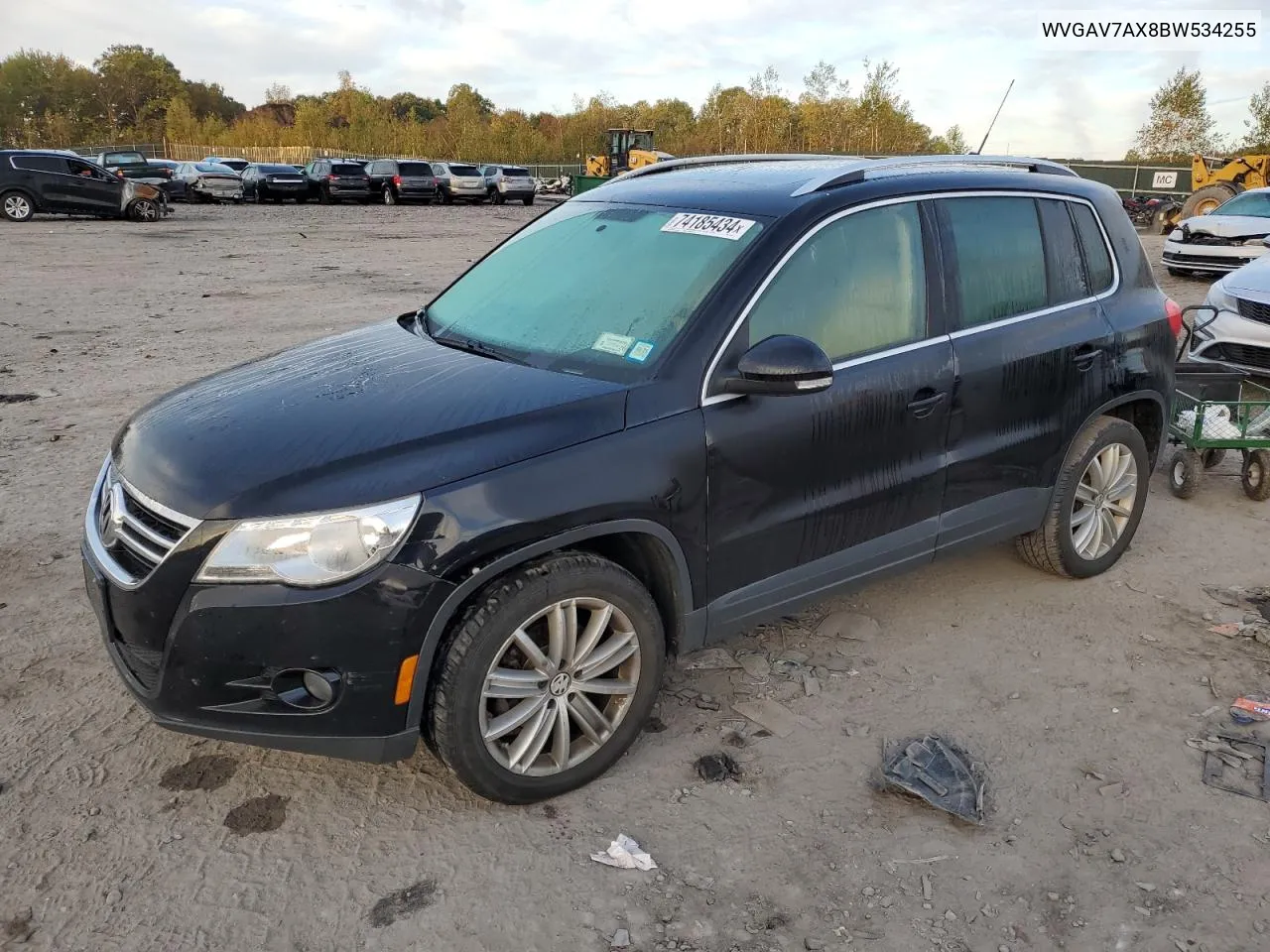 WVGAV7AX8BW534255 2011 Volkswagen Tiguan S