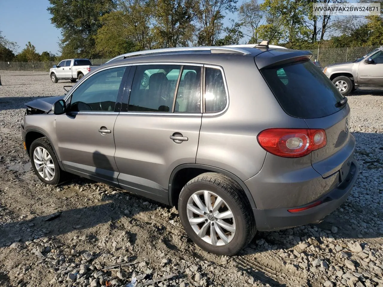 2011 Volkswagen Tiguan S VIN: WVGAV7AX2BW524871 Lot: 74530944