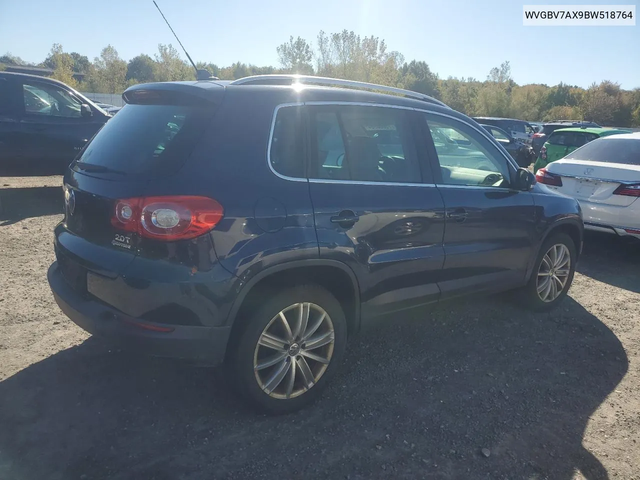 WVGBV7AX9BW518764 2011 Volkswagen Tiguan S