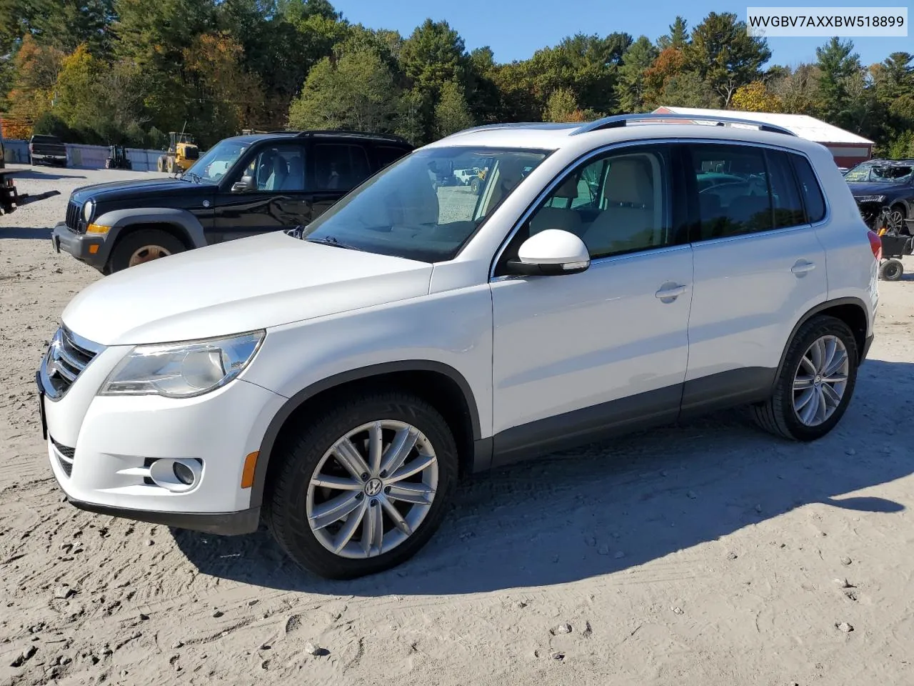 WVGBV7AXXBW518899 2011 Volkswagen Tiguan S