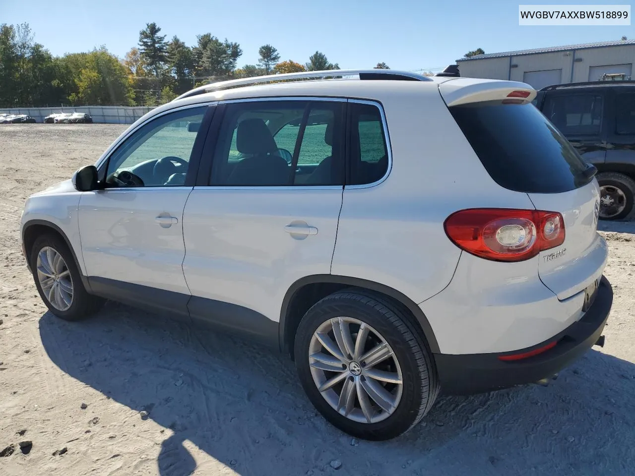 WVGBV7AXXBW518899 2011 Volkswagen Tiguan S