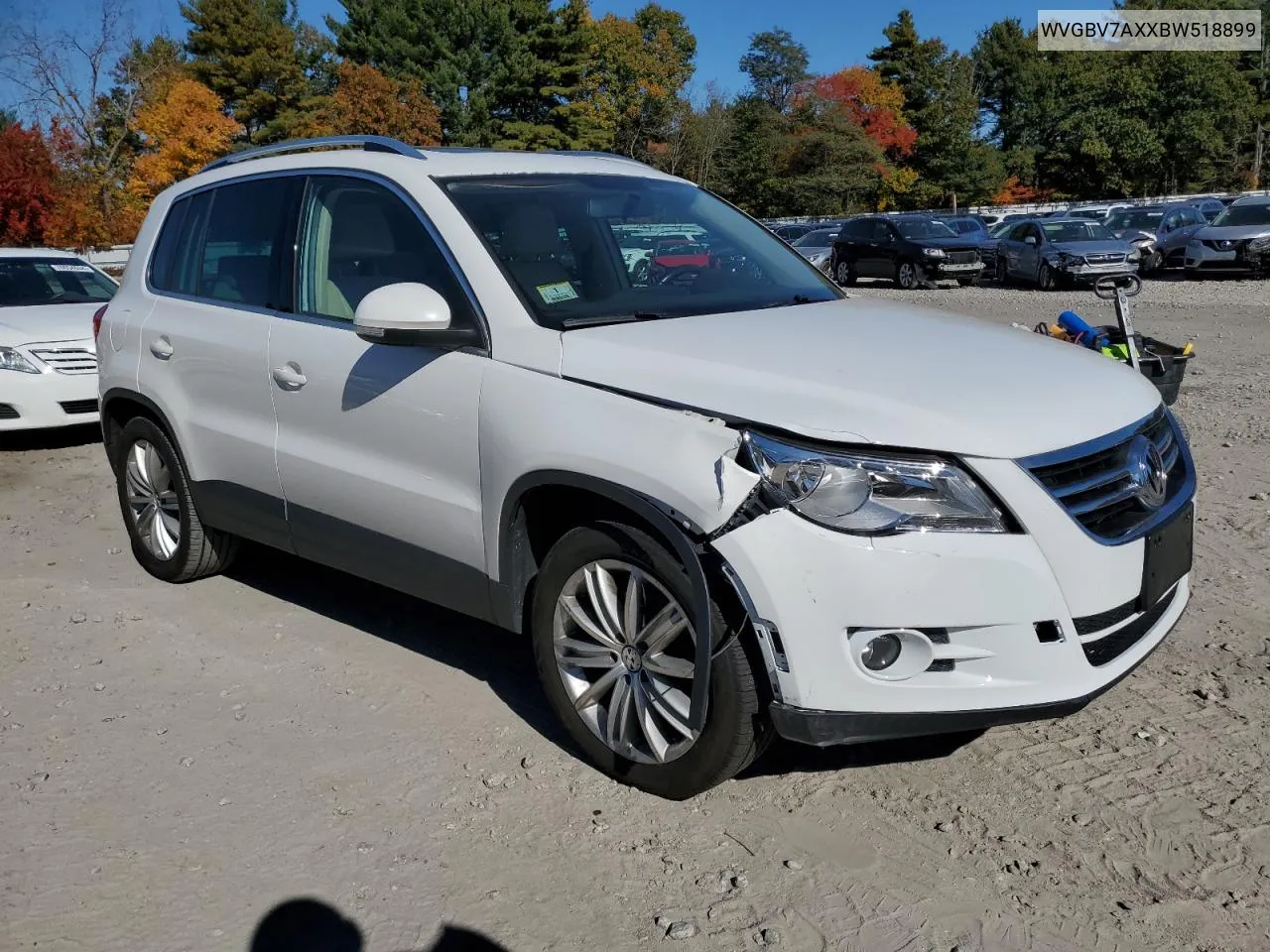 WVGBV7AXXBW518899 2011 Volkswagen Tiguan S