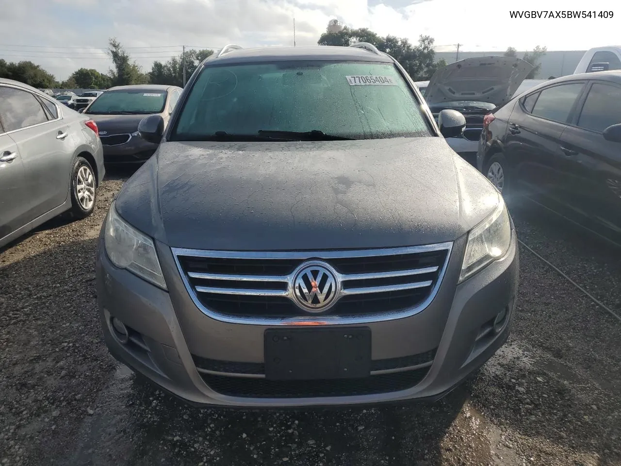 2011 Volkswagen Tiguan S VIN: WVGBV7AX5BW541409 Lot: 77065404