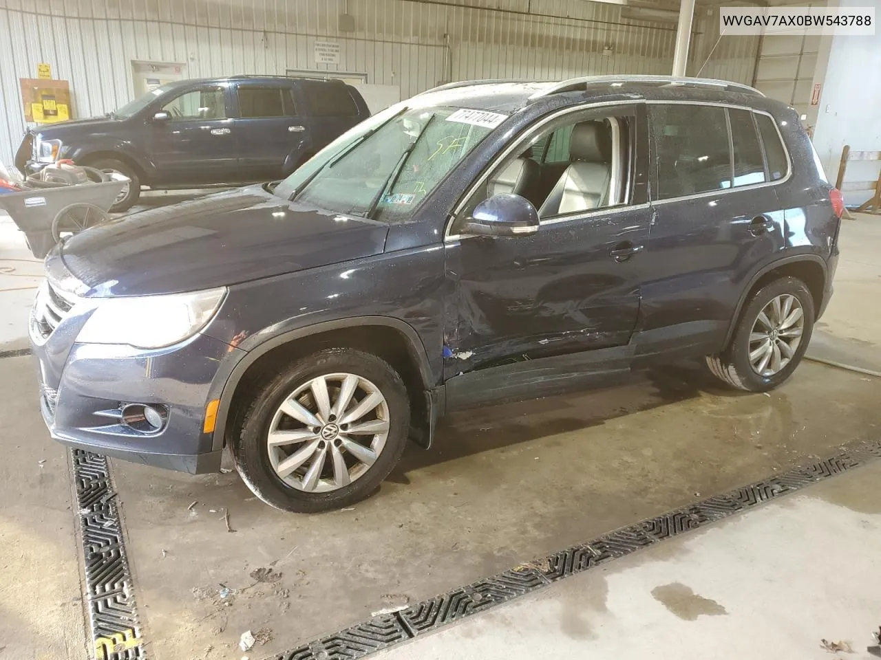 2011 Volkswagen Tiguan S VIN: WVGAV7AX0BW543788 Lot: 77477044