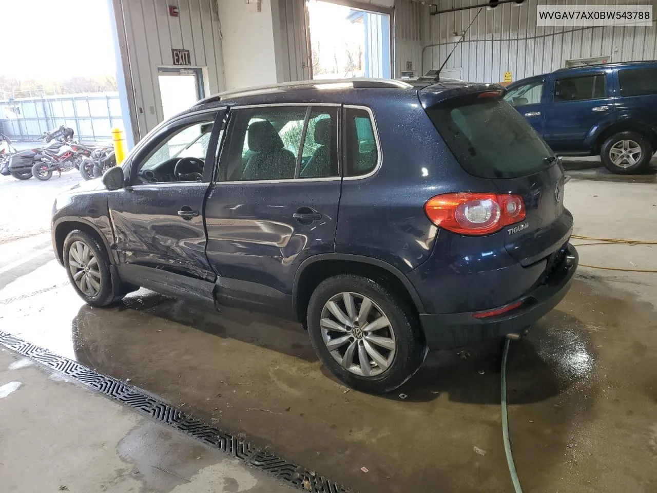 2011 Volkswagen Tiguan S VIN: WVGAV7AX0BW543788 Lot: 77477044