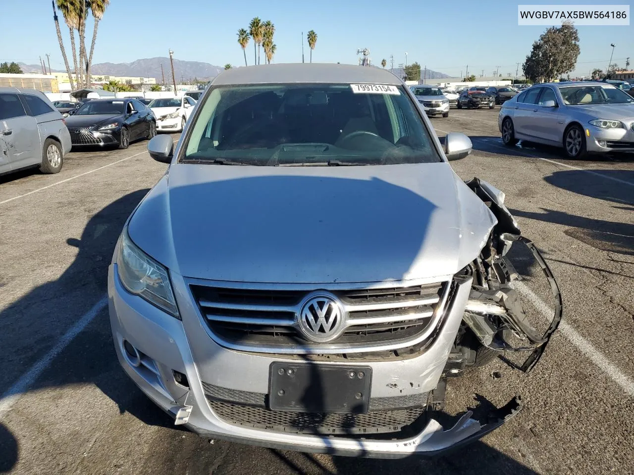 2011 Volkswagen Tiguan S VIN: WVGBV7AX5BW564186 Lot: 79973154