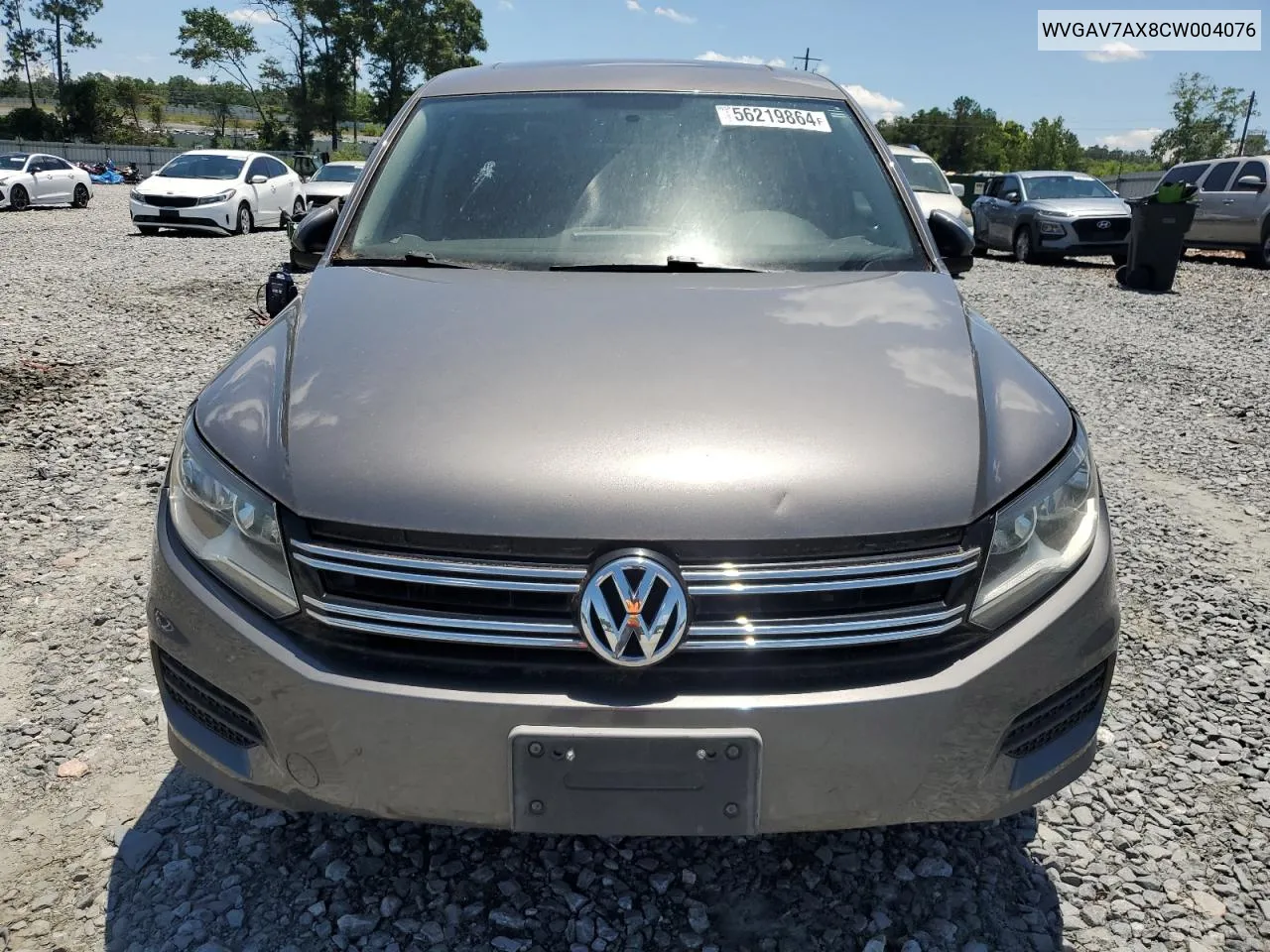 2012 Volkswagen Tiguan S VIN: WVGAV7AX8CW004076 Lot: 56219864