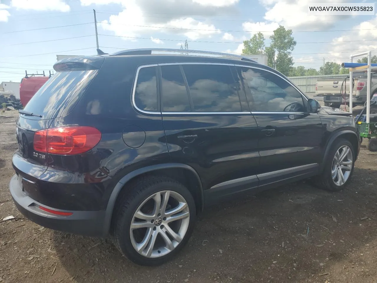 2012 Volkswagen Tiguan S VIN: WVGAV7AX0CW535823 Lot: 60426754