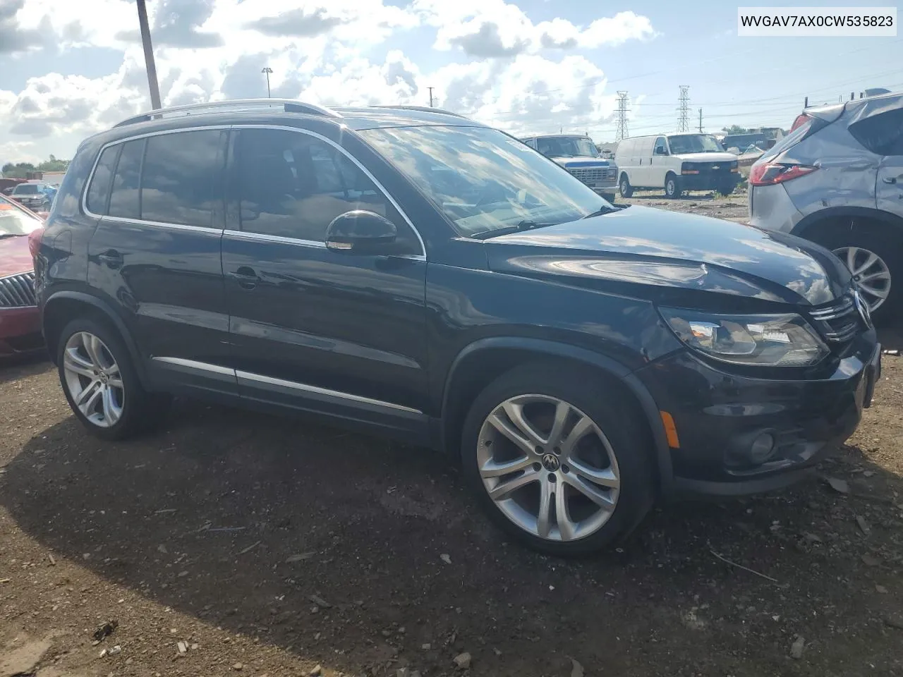 2012 Volkswagen Tiguan S VIN: WVGAV7AX0CW535823 Lot: 60426754