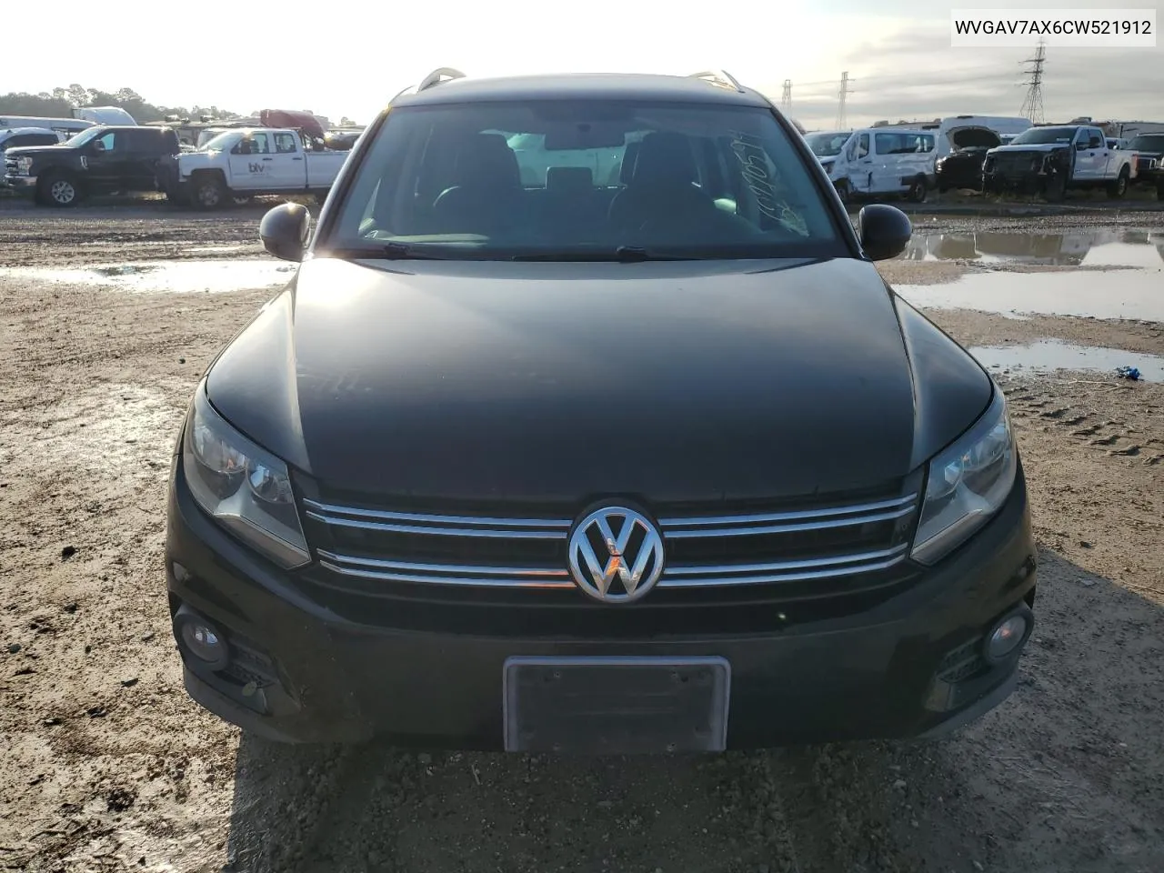 2012 Volkswagen Tiguan S VIN: WVGAV7AX6CW521912 Lot: 62270594