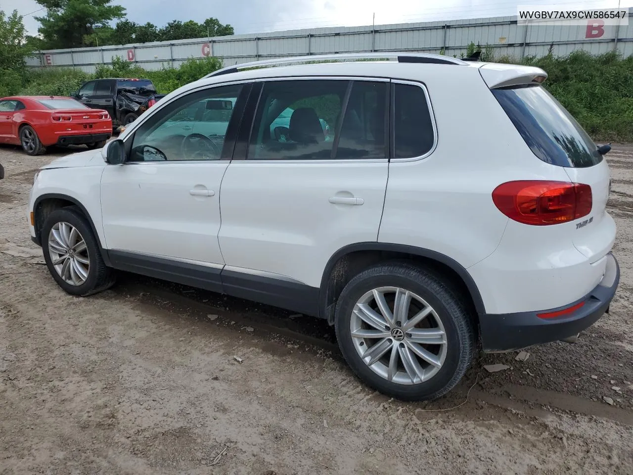 2012 Volkswagen Tiguan S VIN: WVGBV7AX9CW586547 Lot: 62626714