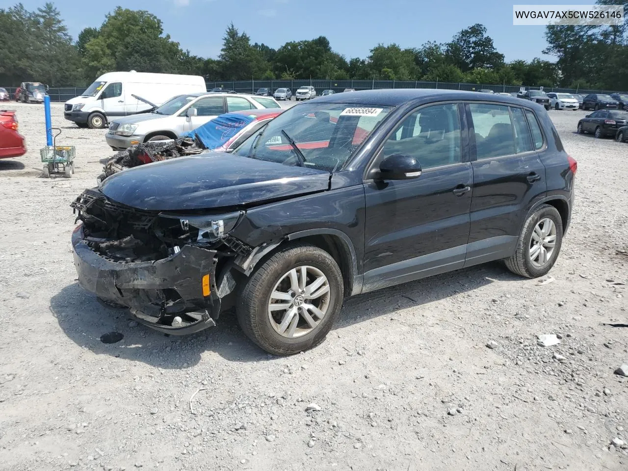 WVGAV7AX5CW526146 2012 Volkswagen Tiguan S