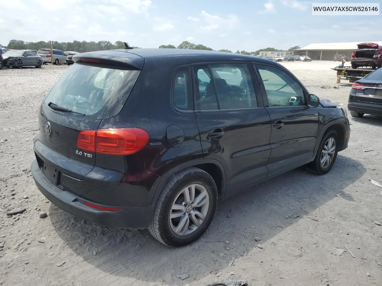 WVGAV7AX5CW526146 2012 Volkswagen Tiguan S