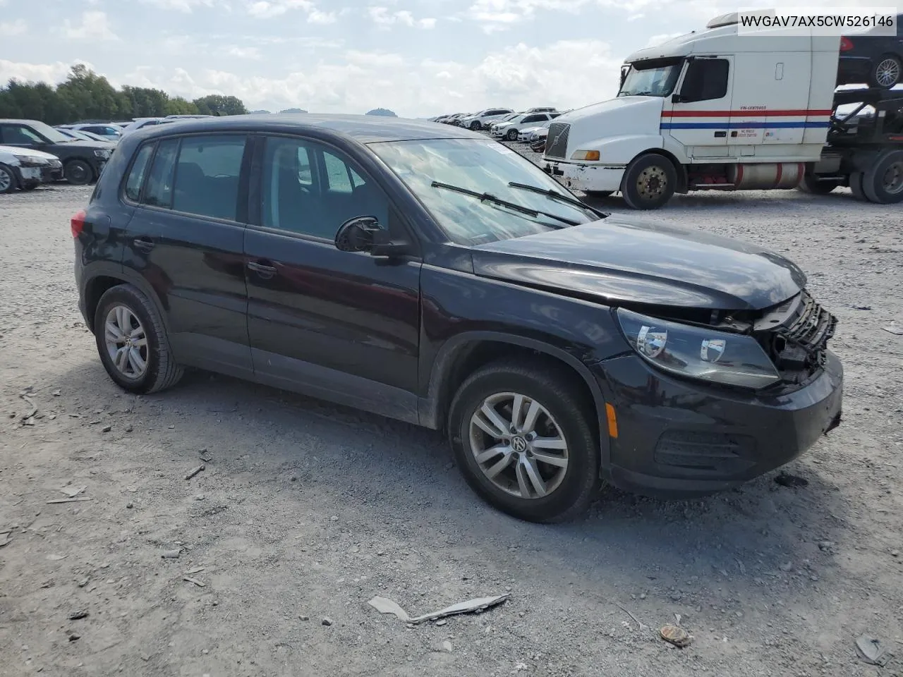 2012 Volkswagen Tiguan S VIN: WVGAV7AX5CW526146 Lot: 68565894