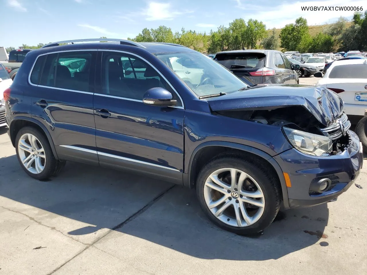 2012 Volkswagen Tiguan S VIN: WVGBV7AX1CW000066 Lot: 69267854