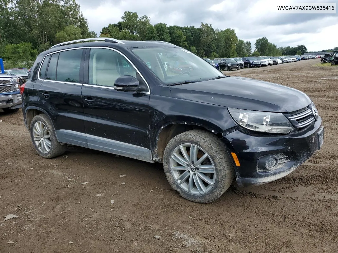 2012 Volkswagen Tiguan S VIN: WVGAV7AX9CW535416 Lot: 69486934