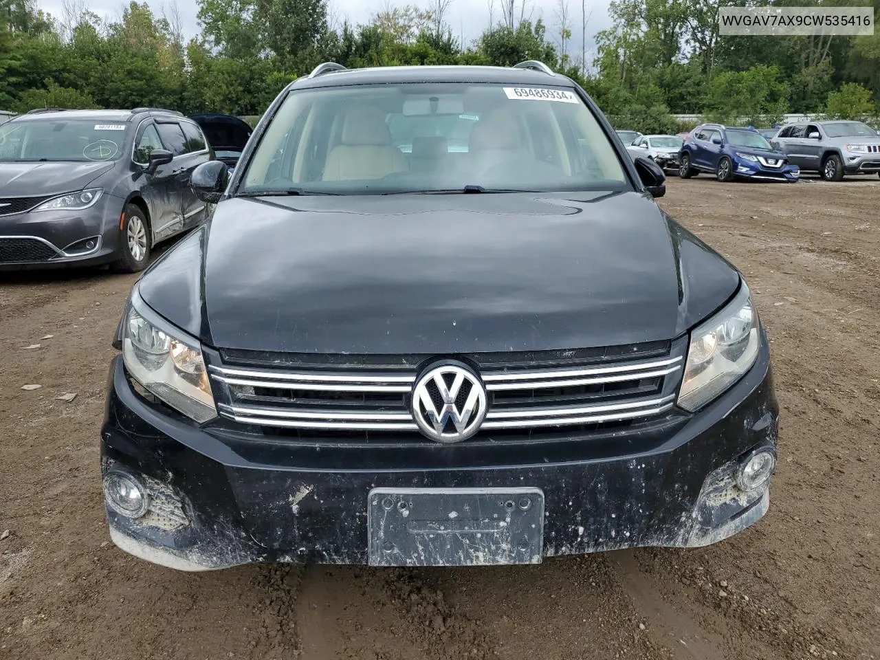 2012 Volkswagen Tiguan S VIN: WVGAV7AX9CW535416 Lot: 69486934