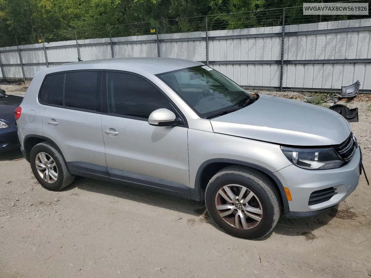 WVGAV7AX8CW561926 2012 Volkswagen Tiguan S