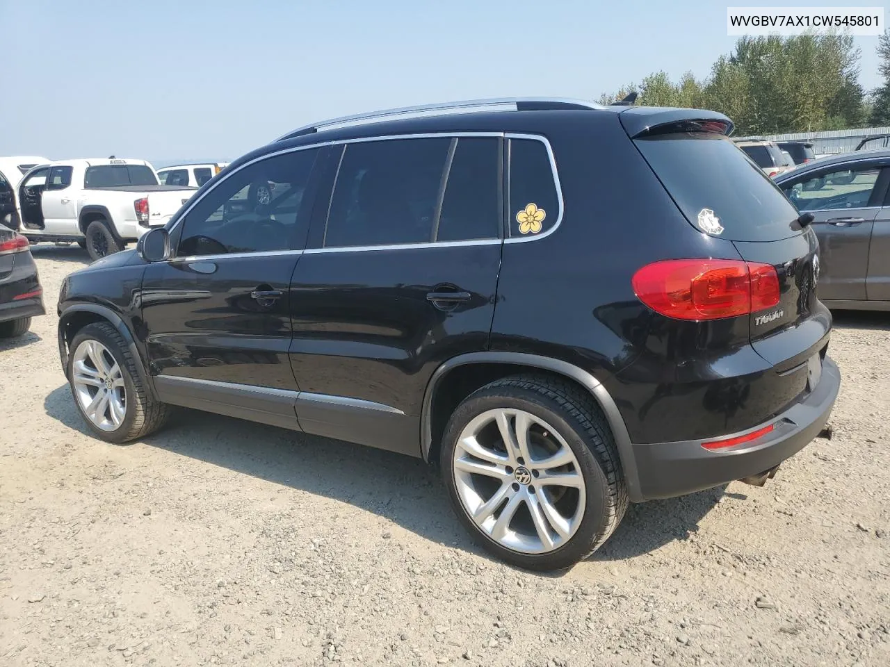 2012 Volkswagen Tiguan S VIN: WVGBV7AX1CW545801 Lot: 70297134