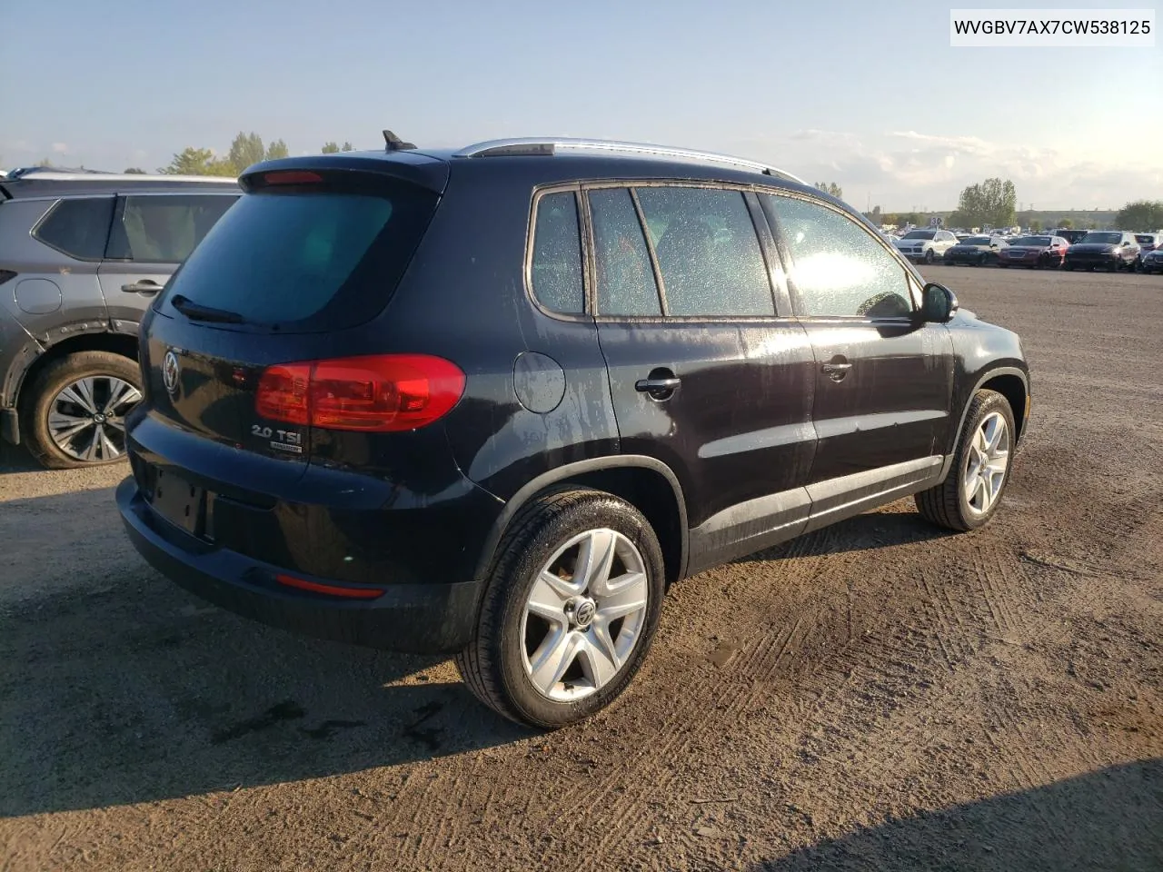 2012 Volkswagen Tiguan S VIN: WVGBV7AX7CW538125 Lot: 70639804