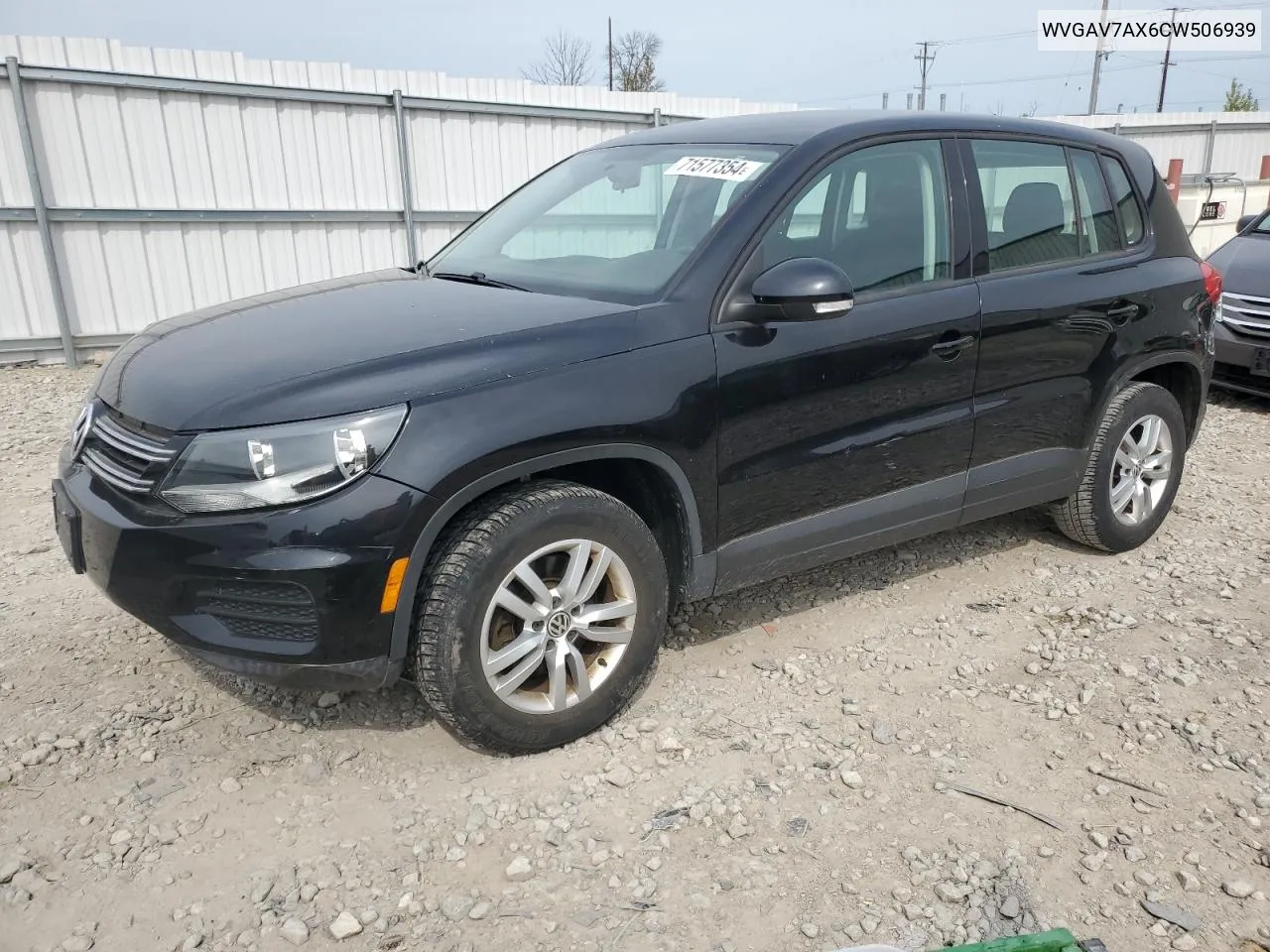 WVGAV7AX6CW506939 2012 Volkswagen Tiguan S