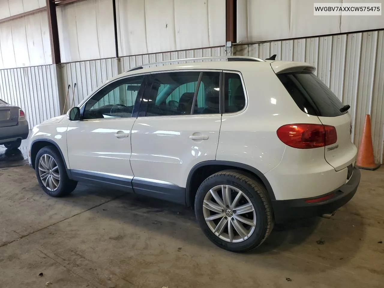 WVGBV7AXXCW575475 2012 Volkswagen Tiguan S