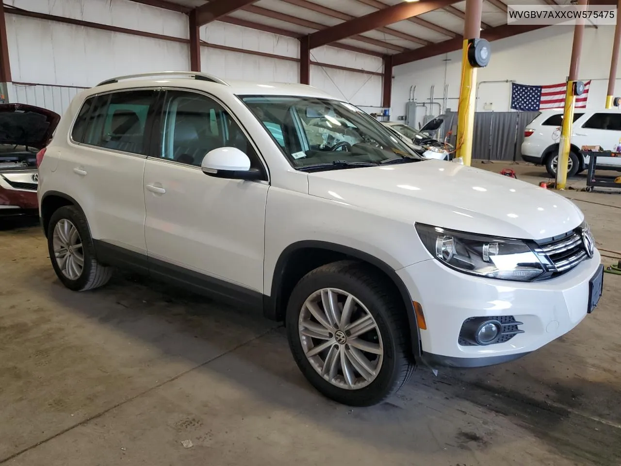 2012 Volkswagen Tiguan S VIN: WVGBV7AXXCW575475 Lot: 72181914