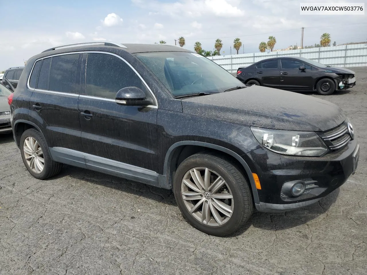 WVGAV7AX0CW503776 2012 Volkswagen Tiguan S