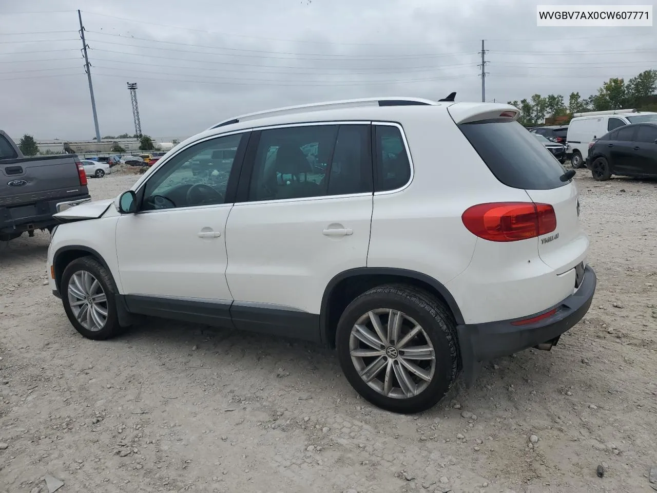 2012 Volkswagen Tiguan S VIN: WVGBV7AX0CW607771 Lot: 72925734