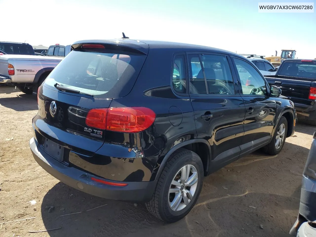 WVGBV7AX3CW607280 2012 Volkswagen Tiguan S