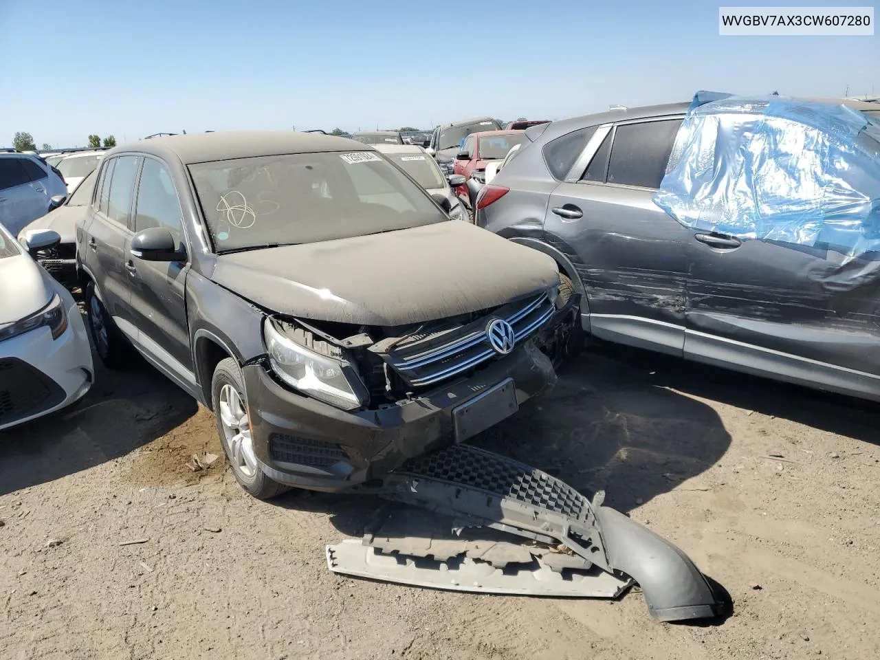 WVGBV7AX3CW607280 2012 Volkswagen Tiguan S