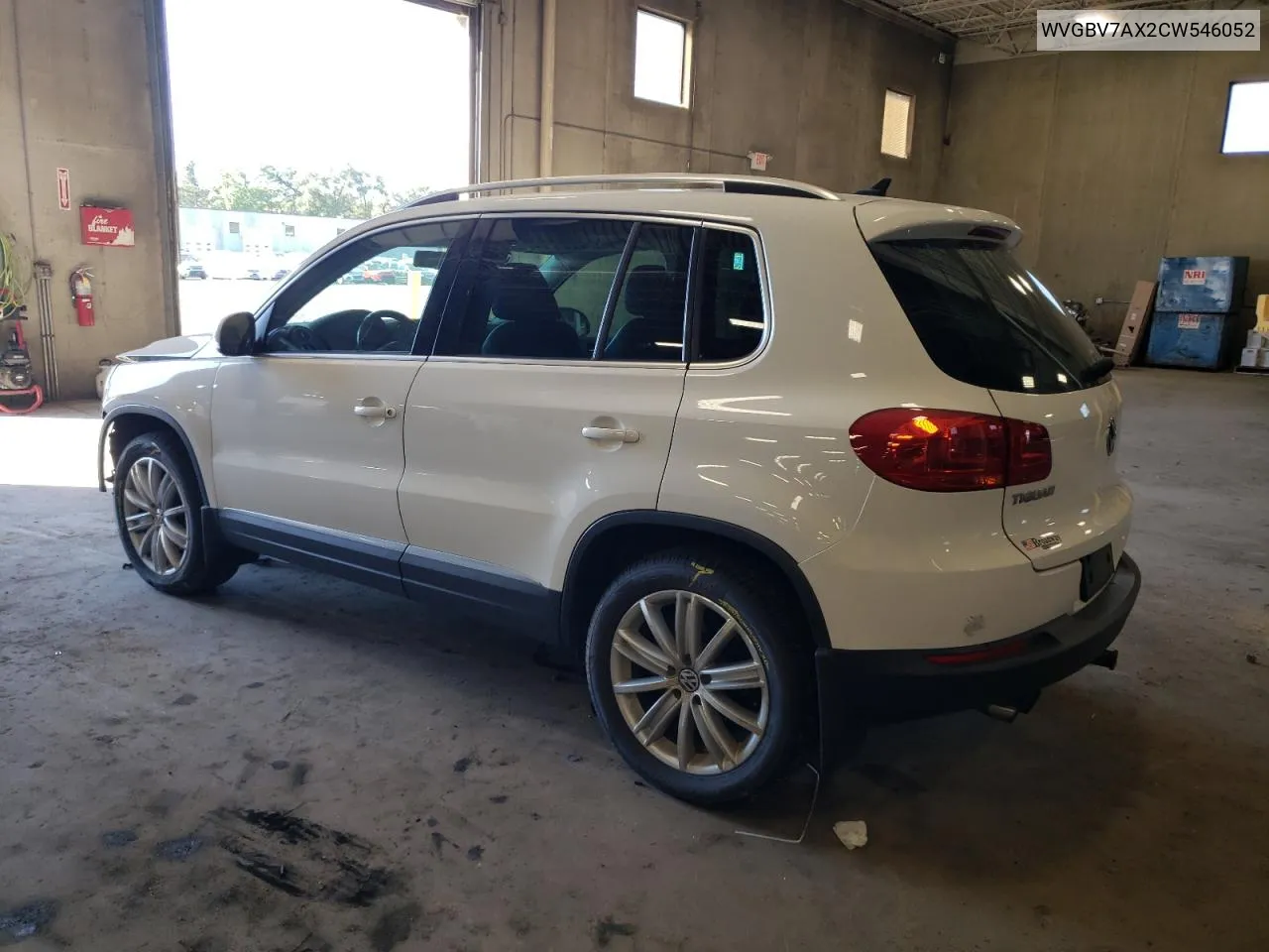 2012 Volkswagen Tiguan S VIN: WVGBV7AX2CW546052 Lot: 73377884